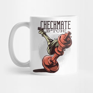 Funny Chess Checkmate B*TCH Mug